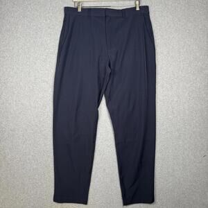 Fabletics Men's Size Large Navy Blue The Only Pants Ankle Pants Casual